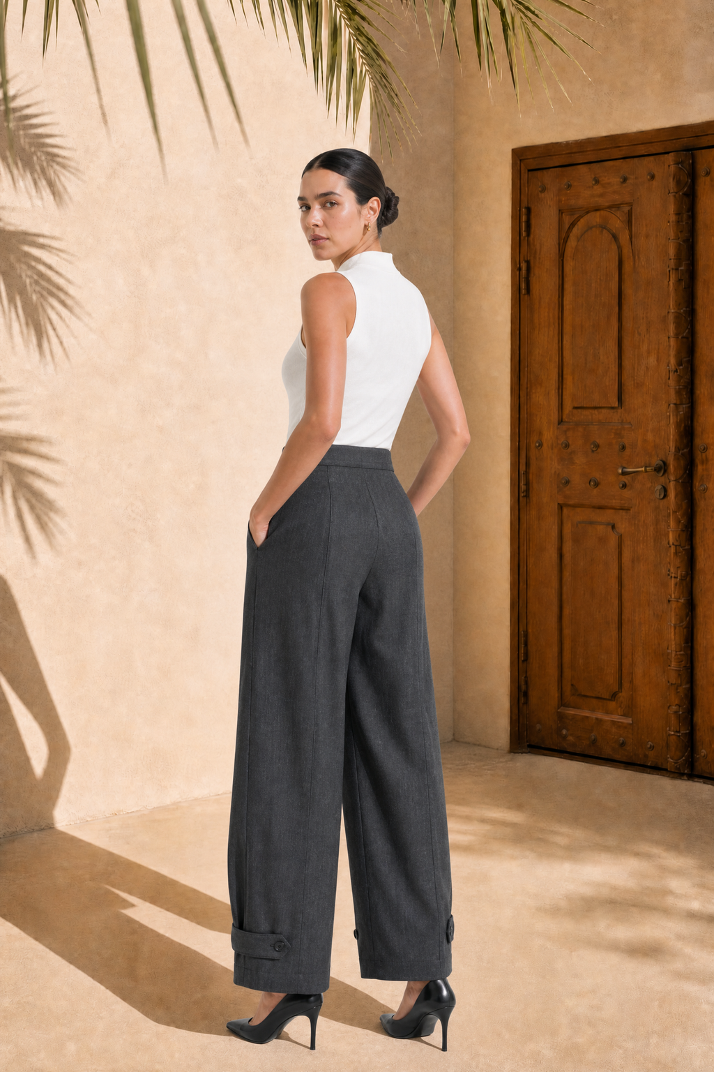 Nova Linen Suiting Blend Trousers