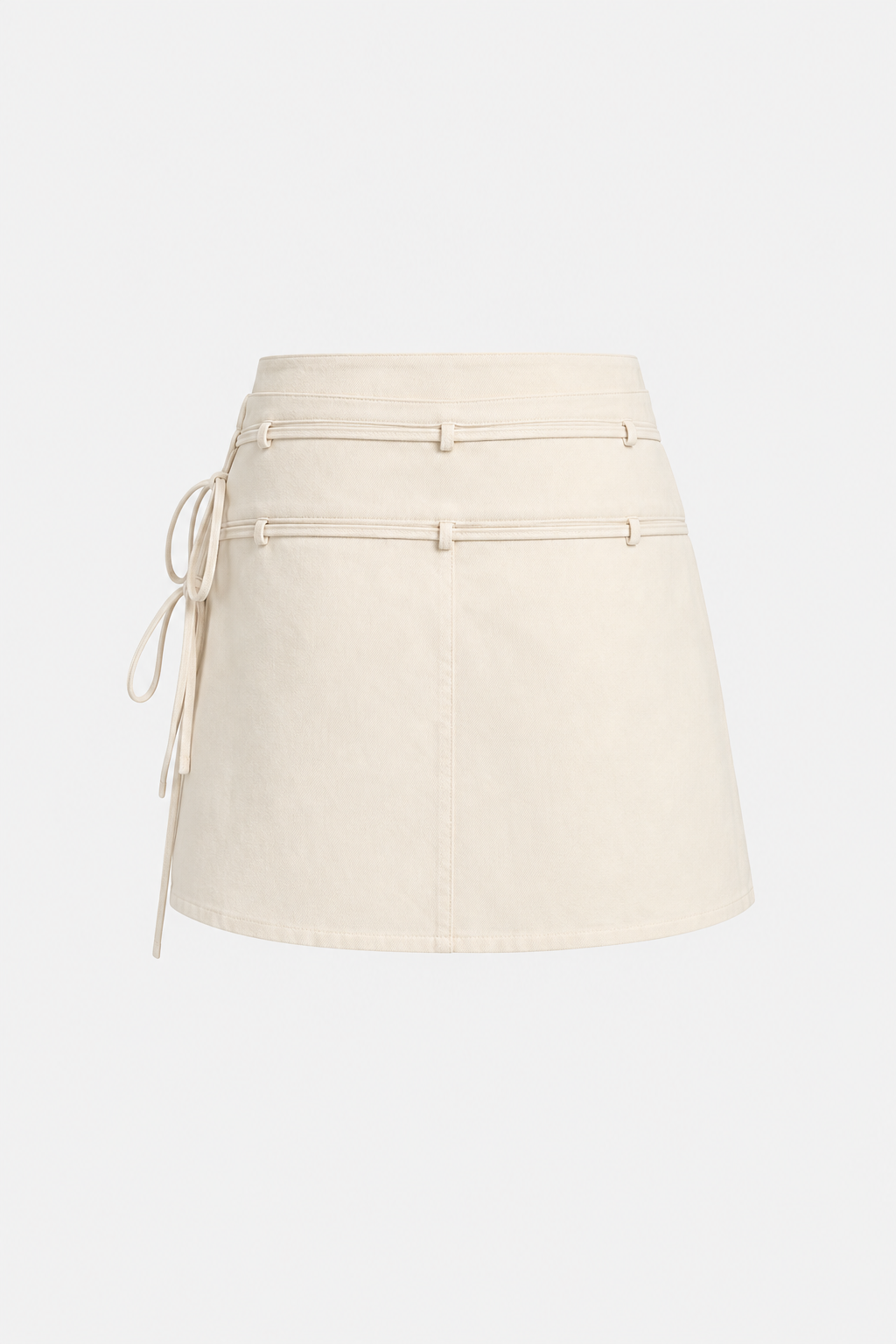 Biege wrap skirt