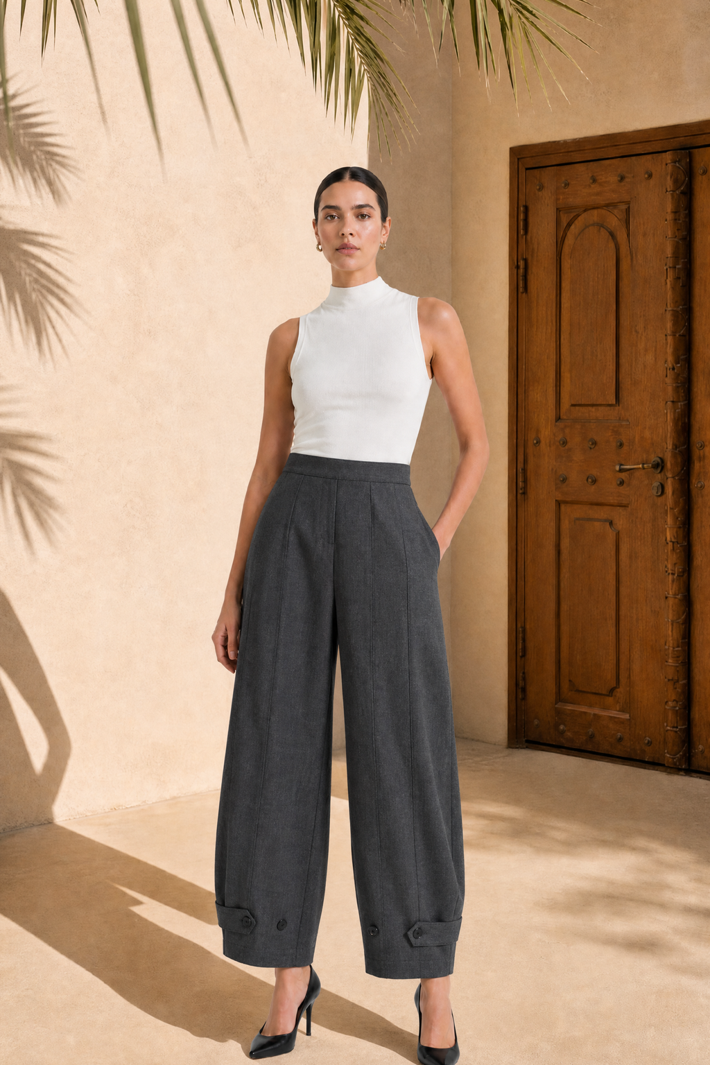 Nova Linen Suiting Blend Trousers