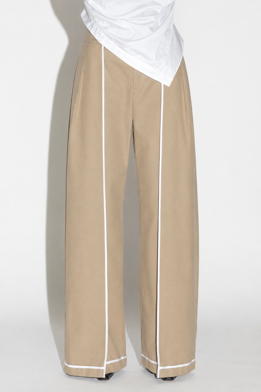 Ivory Sandline Wide Leg Pants
